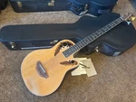 Ovation B5768 Elite String Acoustic Electric Bass Guitar. Fixed Price $1650.00.