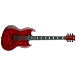 Esp Ltd VIPER-1000 Qm Tiger Eye Sunburst Electric Guitar + Free Gig Bag. Fixed Price $1049.00.