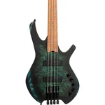 Cort Space 4 Artisan Headless Electric Bass Star Dust Green. Fixed Price $749.99.