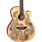 Luna Henna Dragon Select Spruce Acoustic/electric Satin Natural. Fixed Price $399.00.
