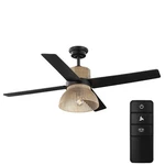 Savannah 52 In. Indoor Led Matte Black Dry Rated Ceiling Fan With 4 Reversible. Fixed Price $63.13.
