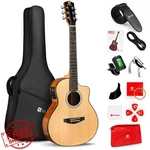Vangoa 36" Cutaway Electric Acoustic Guitar. Fixed Price $209.99.
