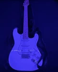 Glarry White Electric Guitar Solid Body 6 String Right-handed With Amplifier. Fixed Price $80.00.