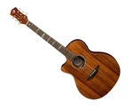 Luna High Tide Koa Grand Concert Cutaway Left Handed A/e Guitar - Open Box. Fixed Price $499.99.