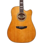D'angelico Bowery Cutaway Dreadnought Acoustic-electric Guitar Vintage. Fixed Price $479.99.