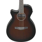Ibanez AEG7L Left Handed Acoustic Electric Guitar, Dark Violin Sunburst. Fixed Price $329.99.
