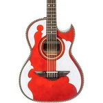 H. Jimenez LBQ4E Patron Acoustic-electric Bajo Quinto Transparent Red. Fixed Price $929.00.