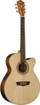 Washburn WG7SCE Harvest Series Grand Auditorium Cutaway Acoustic-electric Guitar. Fixed Price $449.00.