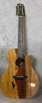 Luna Vista Eagle 12 String Tropical Wood Acoustic Electric Guitar W/hard Case. Fixed Price $495.00.