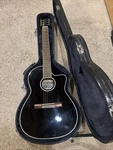 Cordoba Fusion 14 Jet Acoustic Electric Classical Guitar With Hsc.. Fixed Price $350.00.