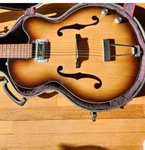 1967 Gretsch 6186 Clipper Semi-hollowbody Original Strap And Case Owner. Fixed Price $1995.00.