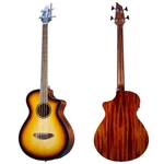 Breedlove Discovery Concert Edgeburst Sitka Acoustic Electric Bass Guitar. Fixed Price $419.30.