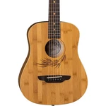 Luna Guitars Safari Bamboo 34 Satin Natural Acoustic. Fixed Price $249.00.