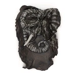 Handcrafted, One-of-a-kind (ooak) Textured Elephant Sculpture Art Piece Signed. Fixed Price $269.10.