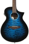 Ibanez AEWC16Q Acoustic-electric Guitar Trans Blue Sunburst. Fixed Price $399.99.