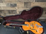 2006 Gretsch G6120T-59 Vintage Select 1959 Chet Atkins Orange Bigsby Mij. Fixed Price $2450.00.