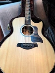 Taylor Builders Edition 816CE Acoustic Electric Guitar, Custom Croc Case, Mint. Fixed Price $3540.00.