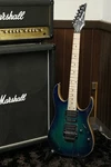 Near Mint 2023 Made Ibanez RG370AHMZ-BMT Blue Moon Burst Finish W/original Case. Fixed Price $568.00.