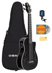 Kala Ubass-jymn-bk-fs Black Journeyman Mahogany Acoustic-electric U-bass Ukulele. Fixed Price $359.00.