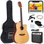 Best Choice Products Beginner Acoustic Electric Guitar 40.5IN, Natural. Fixed Price $141.99.