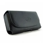 Black Leather Side Case Cover Pouch Belt Holster Clip For Cell Phones. Fixed Price $9.48.