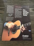 1979 8X11 Print Ad Ovation The Stereo Acoustic-electric Guitars New Hartford. Fixed Price $8.00.