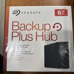 Seagate 6TB Backup Plus Hub STEL6000100 External Hard Drive W/ Usb - New Sealed. Fixed Price $164.99.
