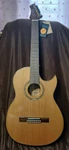 New Ben Woods *flametal-two* Guitar With Damage From Shipping. Fixed Price $425.00.