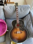 Gibson SJ-200 True Vintage Acoustic Guitar, Super Jumbo, Sitka Spruce & Rosewood. Fixed Price $2500.00.