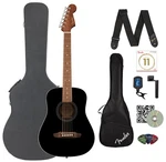Fender California Standard Redondo Mini Acoustic Guitar - Black W/ Hard Case. Fixed Price $279.99.