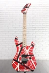 Evh Striped Series 5150 Electric Guitar - Red, Black And White. Fixed Price $1709.99.