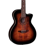 Luna Guitars Art Vintage Nylon Acousticelectric Brown Burst. Fixed Price $529.00.