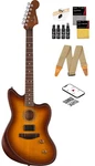 Fender Acoustasonic Standard Jazzmaster - Honey Burst W/ Cleaning Kit. Fixed Price $629.99.