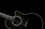Ovation 1769-ADII Al Meola Black 2008 Electric Acoustic Guitar. Fixed Price $2600.00.