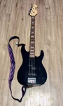Harmony Electric Bass Guitar Black W/soft Bag, Rare, Age Unknown, Reserve!. Fixed Price $250.00.