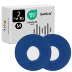 Geekria 2 Pairs Washable Headphone Covers (size M / Blue ). Fixed Price $16.99.