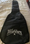 Washburn Acoustic Guitar Black Gig Bag Case Handle/strap Padded Outer Pouch. Fixed Price $29.50.