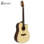 Crafter Silver Series 100 Dreadnought Cutaway Acoustic Electric Guitar Natural. Fixed Price $339.99.