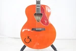 Gretsch 6022 Orange Color Electric Acoustic Guitar. Fixed Price $3300.00.