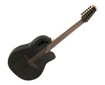 Ovation Pro Series Elite 2058TX-5 12-STRING A/e Guitar Black Textured. Fixed Price $1010.00.