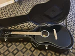 Fender Dreadnought Acoustic-electric Guitar Black W/ Hard Case And Kyser Capo. Fixed Price $200.00.