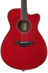 Yamaha Fsc-ta Transacoustic Concert Cutaway Acoustic-electric Guitar Ruby Red. Fixed Price $879.99.