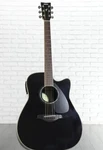 Yamaha FGX830C Dreadnought Cutaway Acoustic/electric Guitar Black (case + Picks). Fixed Price $514.99.