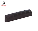 Tone Ninja Slotted Acoustic Nut, Black Fits Takamine NUT-005-B1. Fixed Price $9.95.