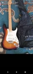 R.w.jameson Sunburst Solid Wood 6-STRING Right-hand Electric Guitar W/ Gig Bag. Fixed Price $100.99.