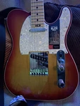 Fender 2017 American Elite Telecaster Aged Cherry Burst With Original Hard Case. Fixed Price $1700.00.