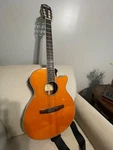 Beautiful Tangerine Ibanez AEG10NII-TNG-3R-01 Acoustic Electric Guitar.. Fixed Price $260.00.