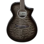 Used Ibanez AEWC16QA A/e Guitar - Transparent Black Sunburst High Gloss. Fixed Price $339.99.