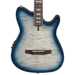 Ibanez FRH20QMN Thinline A/e Classical Guitar, Maple Top, Cosmic Blue Sunburst. Fixed Price $649.99.