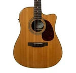 Luna AMD100 Cutaway Acoustic Electric Guitar, Herringbone Binding, Pro Repairs.. Fixed Price $220.00.
